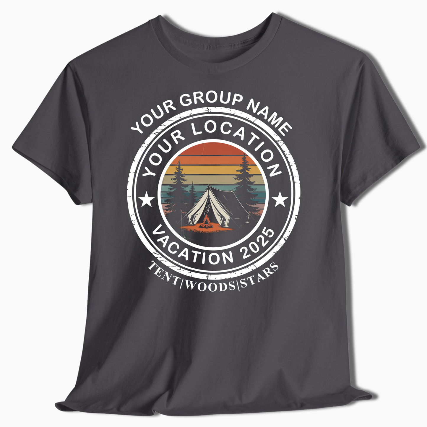 Personalized Camping Family Vacation Shirt - c382a25