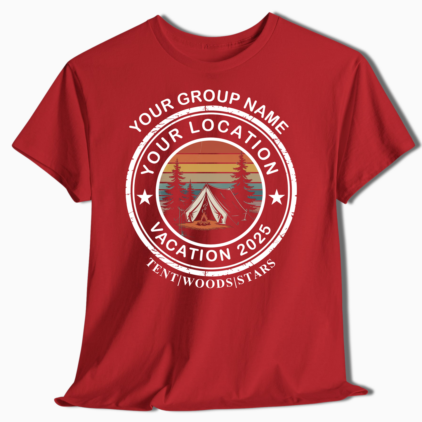 Personalized Camping Family Vacation Shirt - c382a25