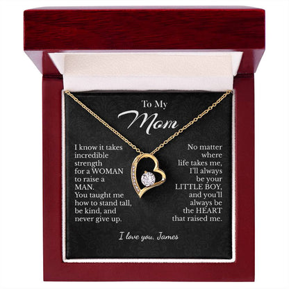 To My Mom Necklace from Son - c468a25