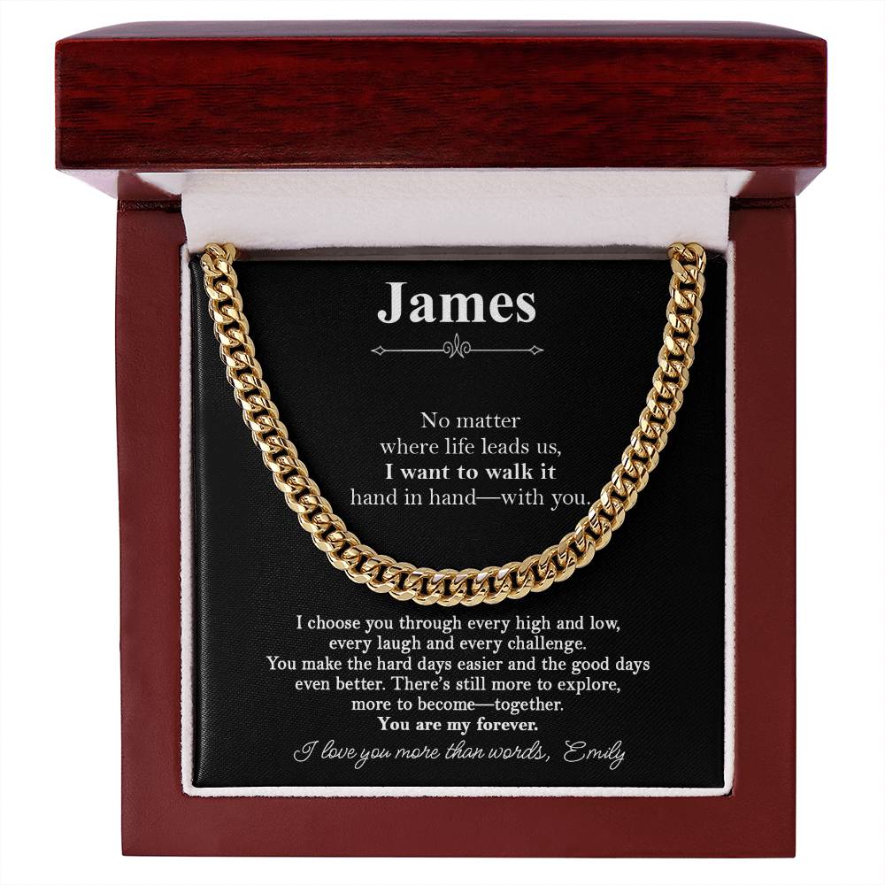 You Are My Forever - Personalized Husband Necklace Gift - c525a25