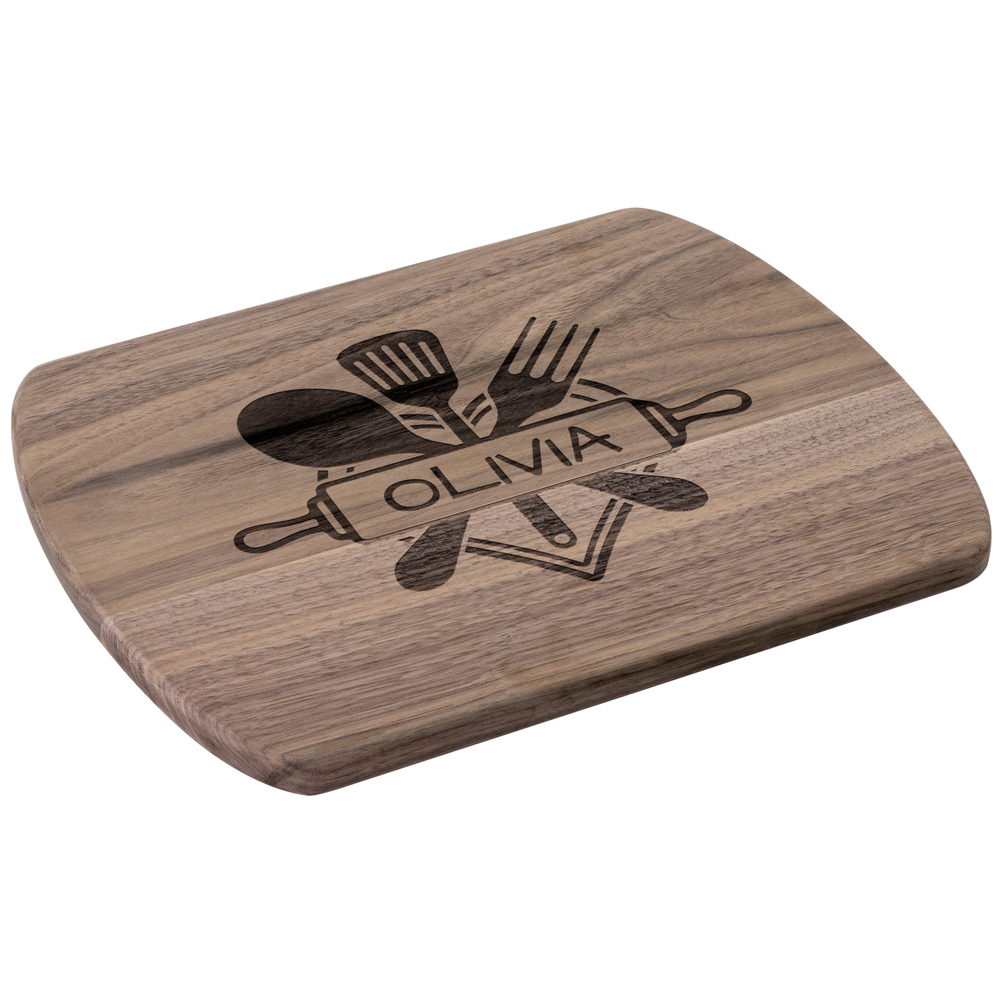 Custom Kitchen Utensil Engraved Cutting Board with Name - c416a25