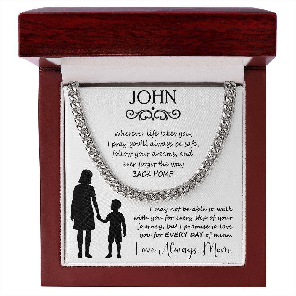 To My Son - Love Gift from Mom with Emotional Message - c561a25
