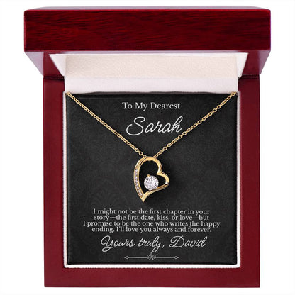To My Dearest - Necklace with Happy Ending Love Story Message - c480a25