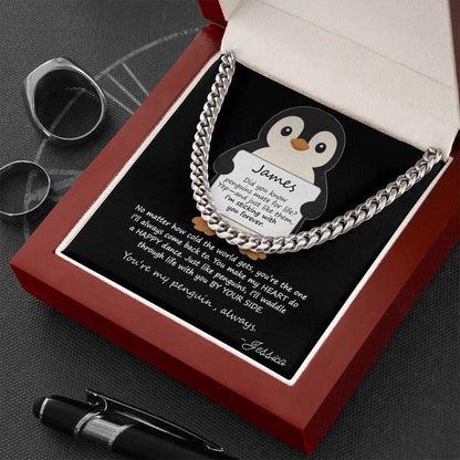 You're My Penguin - Personalized Husband Necklace Gift - c530a25