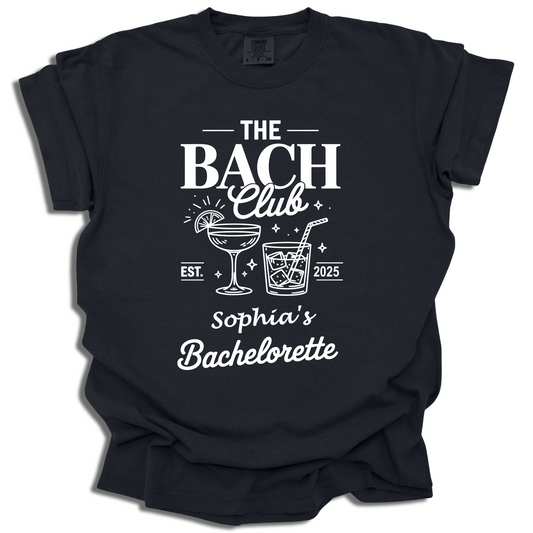 The Bach Club Custom Bachelorette Party Shirt - c360a25
