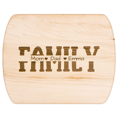 Custom Family Names Engraved Cutting Board - c421a25