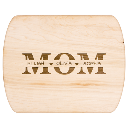 Engraved Mom Cutting Board with Family Names - c424a25