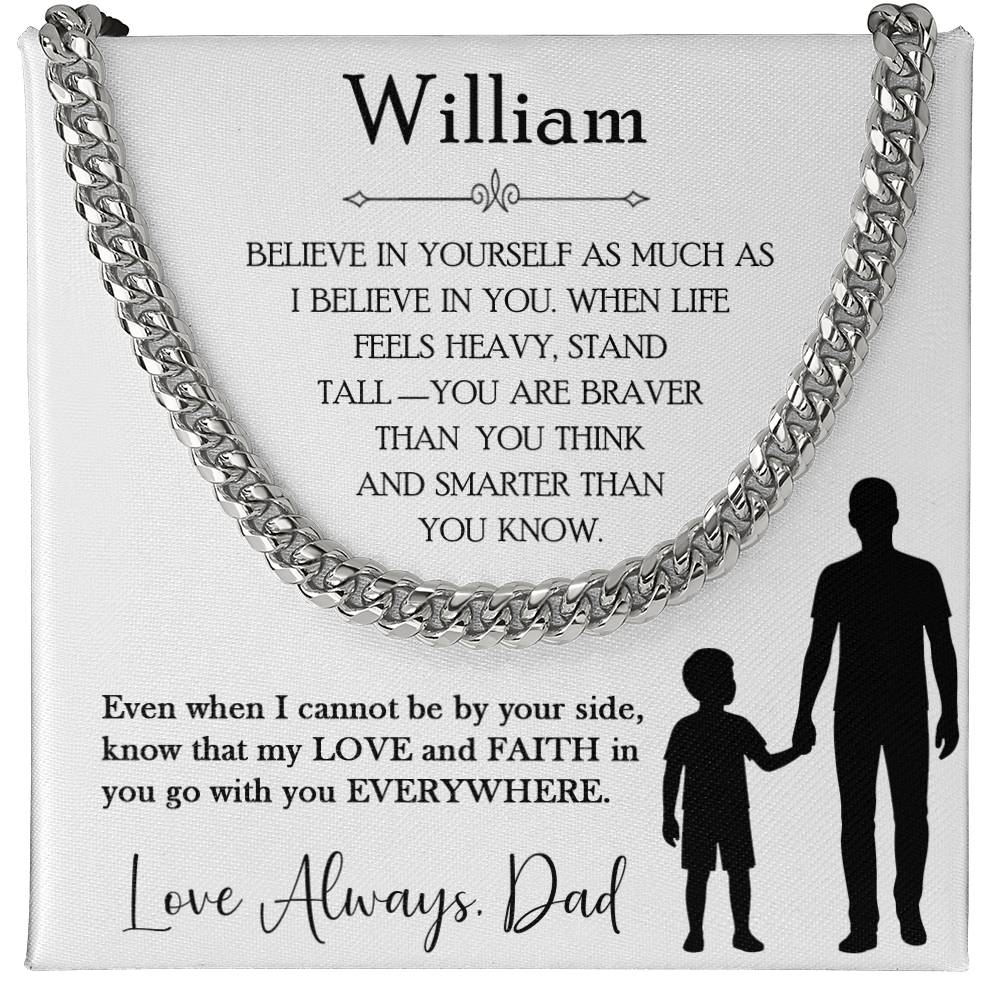 To My Son - Empowering Gift from Dad with Love Message - c560a25
