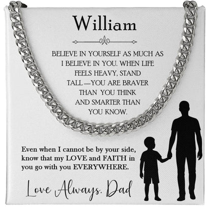 To My Son - Empowering Gift from Dad with Love Message - c560a25