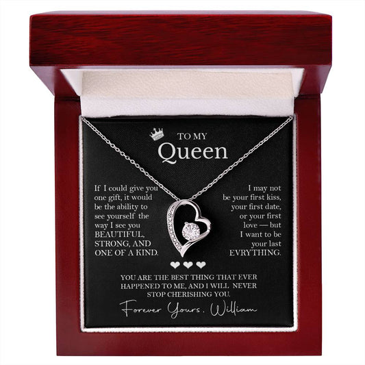 To My Queen - You Are My Last Everything Necklace Gift - c576a25
