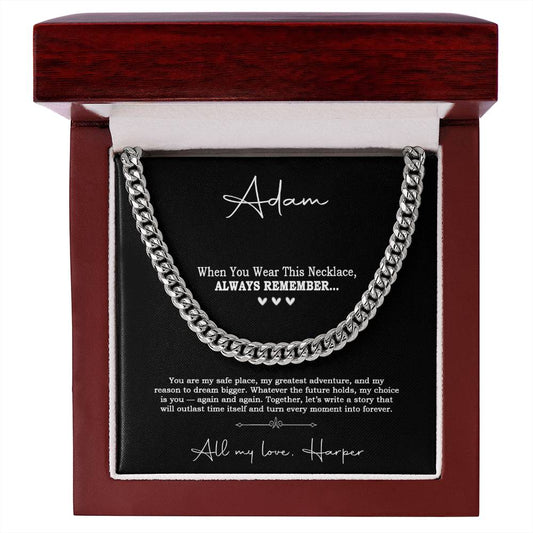Always Remember - Personalized Necklace for Husband - c532a25