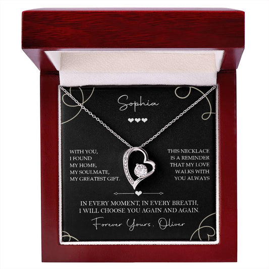To My Soulmate - I Will Always Choose You Necklace Gift - c571a25