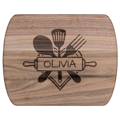 Custom Kitchen Utensil Engraved Cutting Board with Name - c416a25