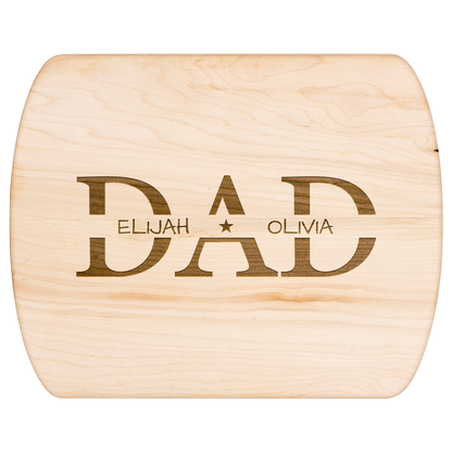 Engraved Dad Cutting Board with Family Names - c425a25