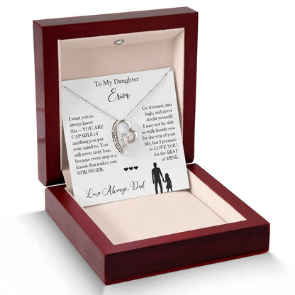 To My Daughter - You Are Capable and Strong Gift from Dad - c563a25