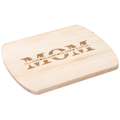 Engraved Mom Cutting Board with Family Names - c424a25