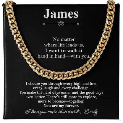 You Are My Forever - Personalized Husband Necklace Gift - c525a25