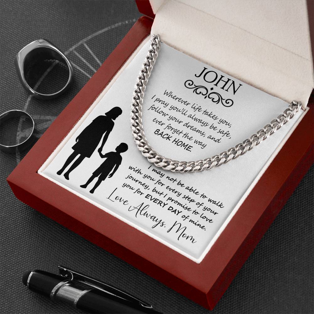 To My Son - Love Gift from Mom with Emotional Message - c561a25