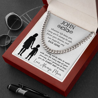 To My Son - Love Gift from Mom with Emotional Message - c561a25