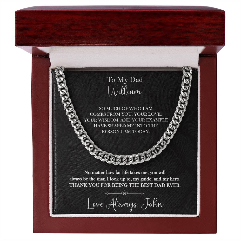 To My Dad Necklace Gift from Son - c552a25