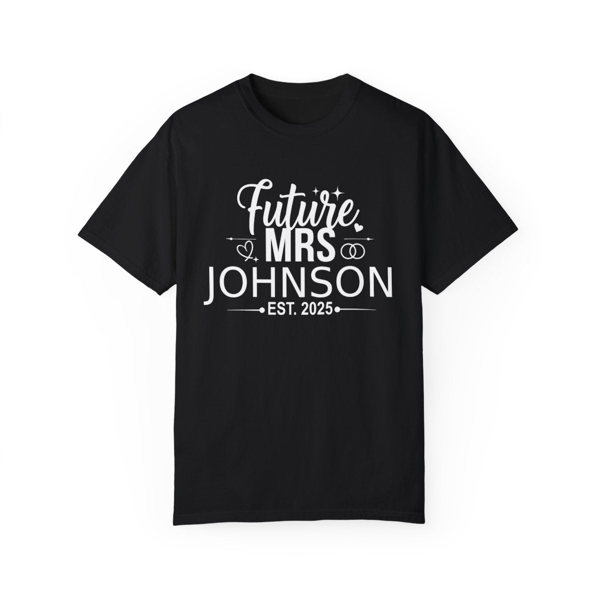 Custom Future Mrs. T-Shirt | Personalized Last Name & Est Date | Bridal Gift - c245a25