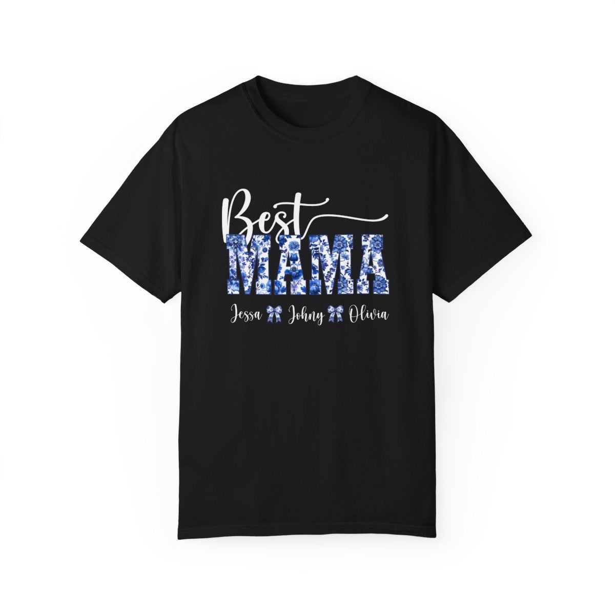 Customizable Best Mama T-Shirt | Add Names Personalized Gift | Mother’s Day Present - c189a25