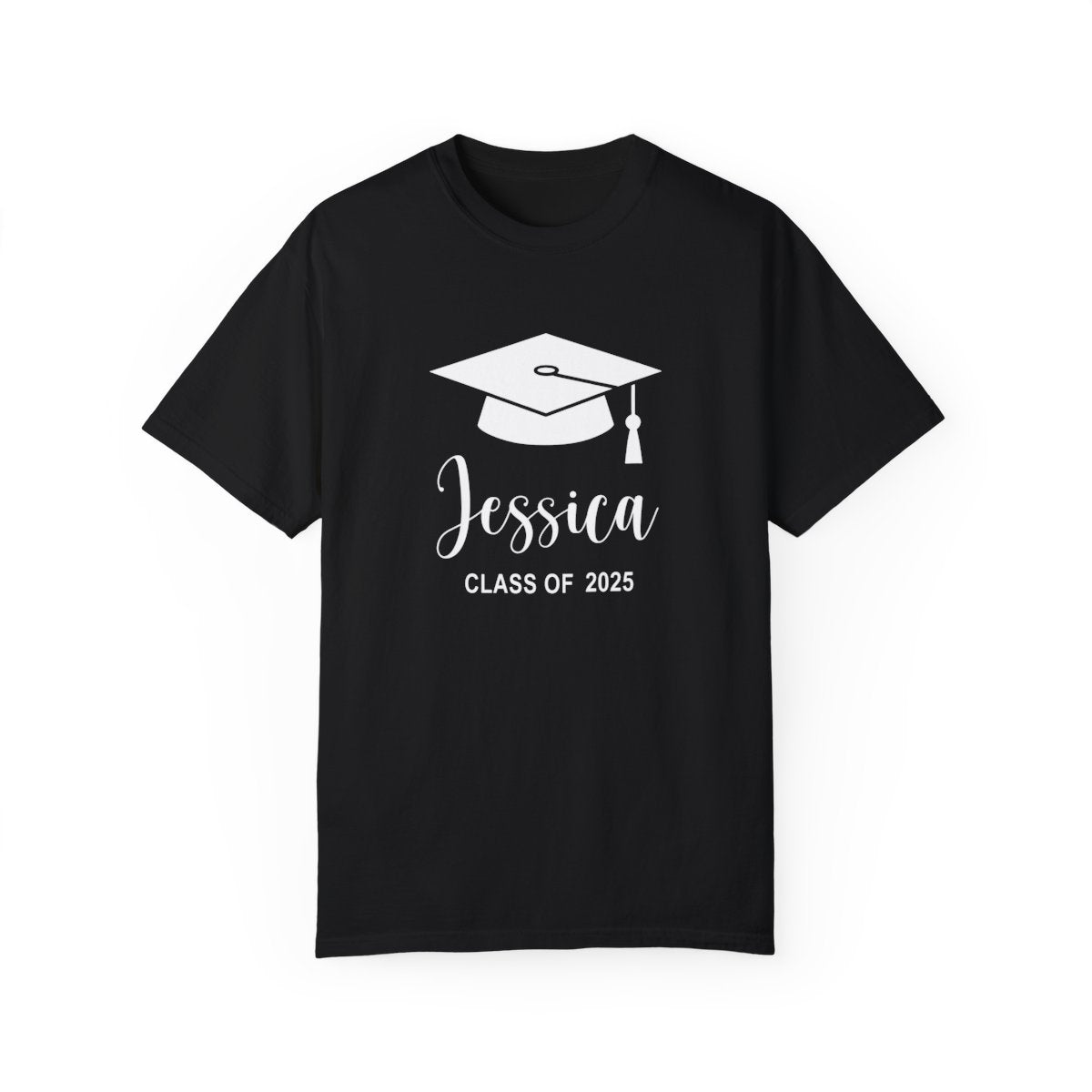 Customizable Name and Year T-Shirt | 2025 Grad Cap Tee | Senior Graduation Gift - c213a25