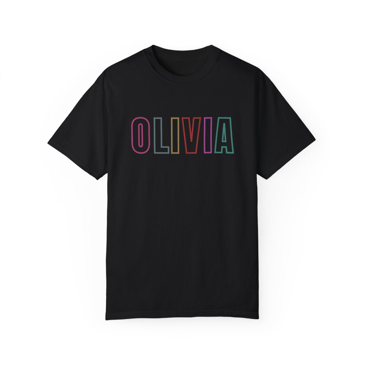 Custom Name T-Shirt - Personalized Multicolor Design - Birthday Gift Casual Tee - c176a25