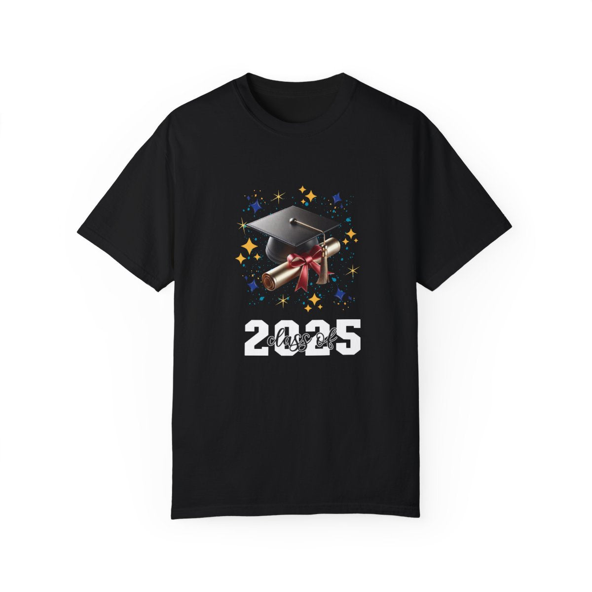 Customizable Year T-Shirt | 2025 Graduation Cap Graphic Tee | Senior Class Gift - c211a25
