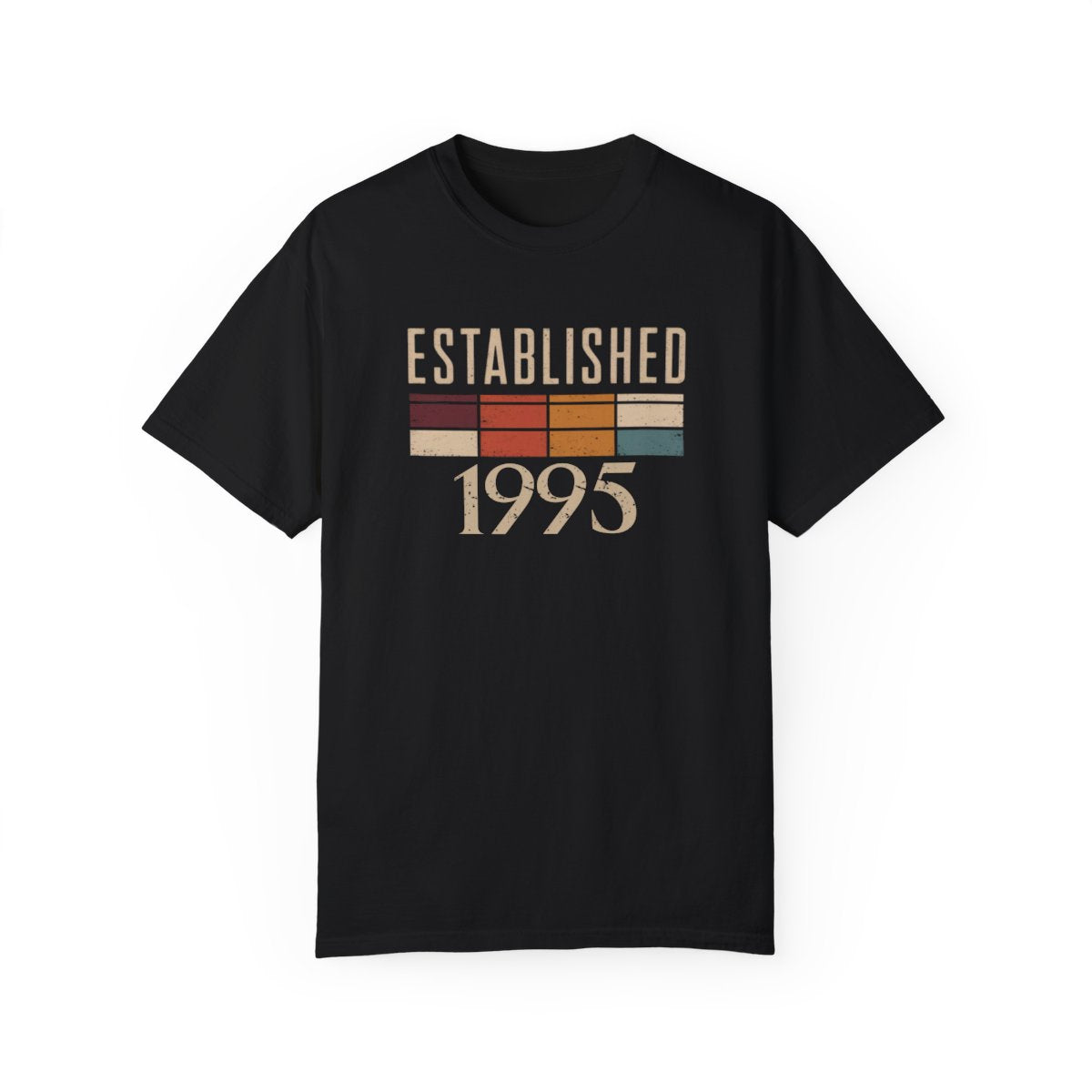 Customizable Birth Year T-Shirt | Established Retro Graphic Tee | Birthday Gift - c200a25