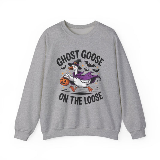 Ghost Goose on the Loose Halloween Sweatshirt - c471a25