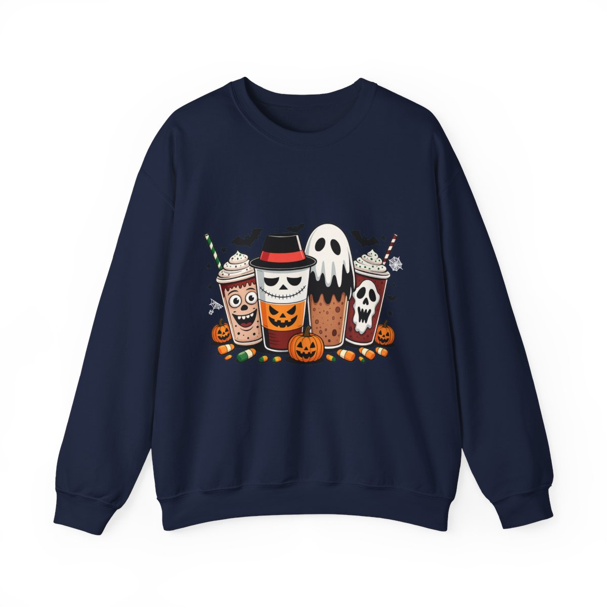 Spooky Coffee Squad Halloween Sweatshirt - c472a25