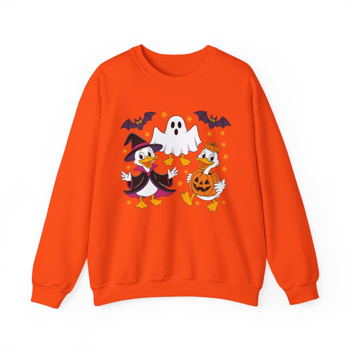 Witch Duck and Ghost Halloween Sweatshirt - c522a25