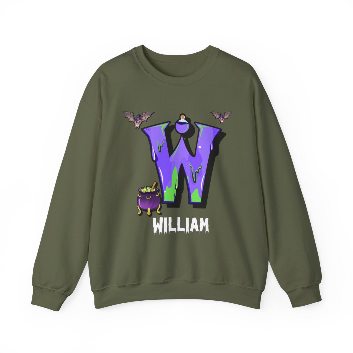 Spooky Custom Letter Halloween Sweatshirt - c514a25