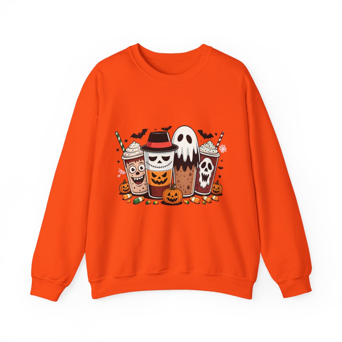 Spooky Coffee Squad Halloween Sweatshirt - c472a25