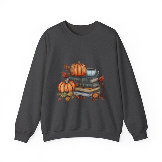 Pumpkin Spice & Books Sweatshirt - Fall Aesthetic Vibes - c465a25