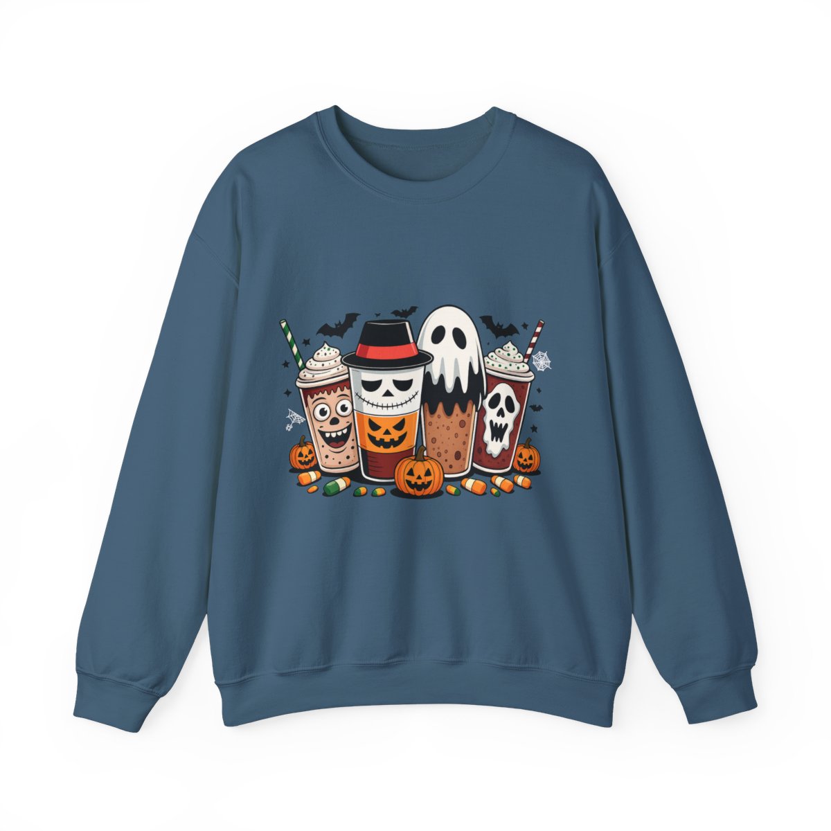 Spooky Coffee Squad Halloween Sweatshirt - c472a25