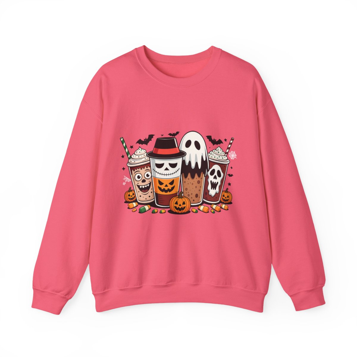 Spooky Coffee Squad Halloween Sweatshirt - c472a25
