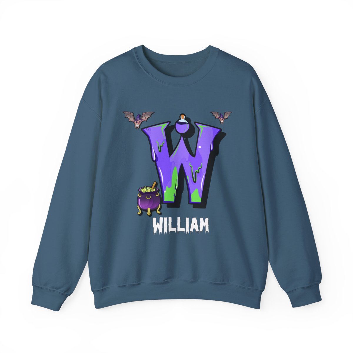 Spooky Custom Letter Halloween Sweatshirt - c514a25