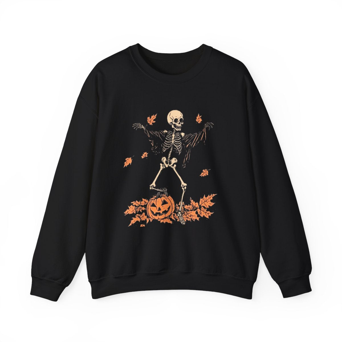 Skeleton Dance Halloween Sweatshirt - Fall Vibes Only - c463a25