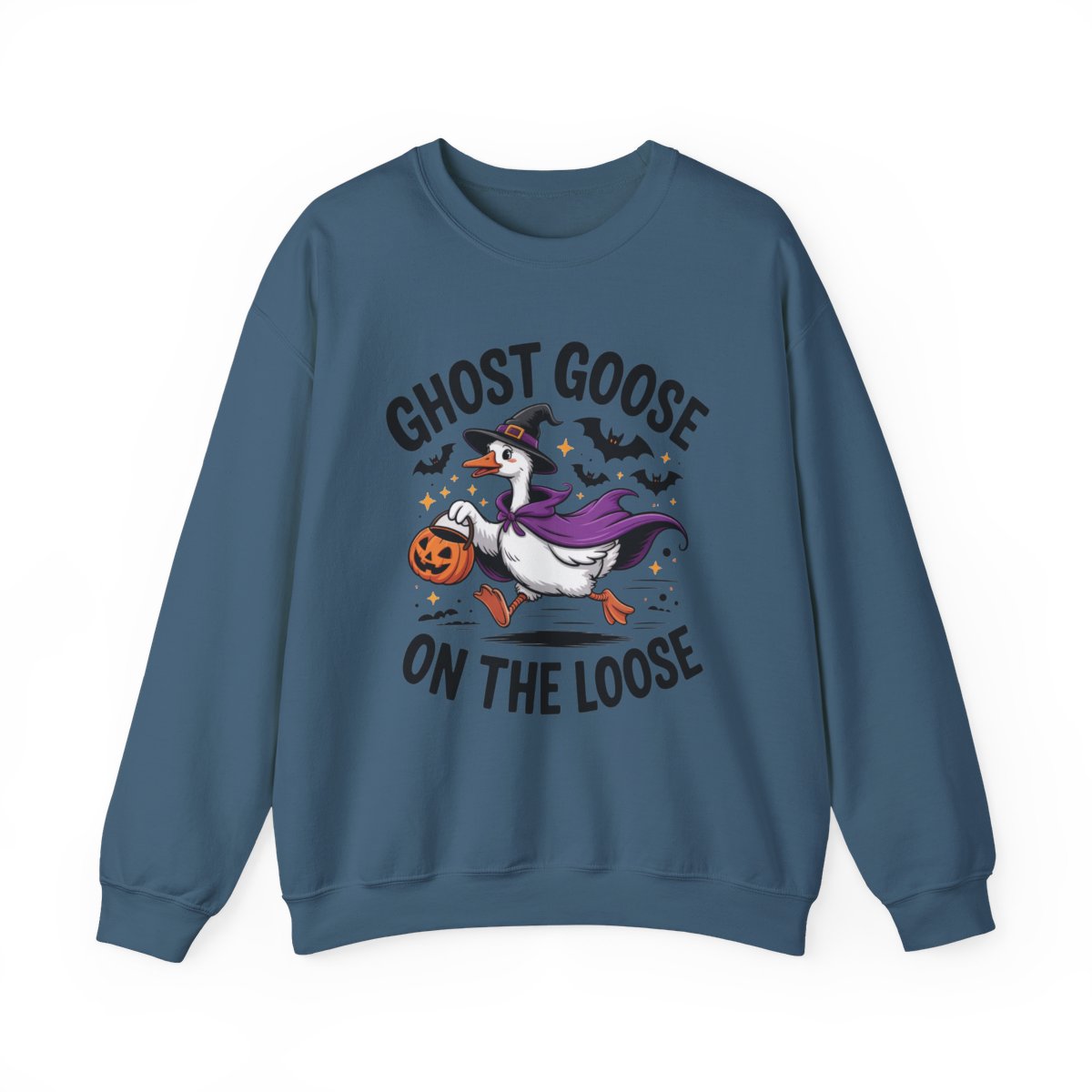 Ghost Goose on the Loose Halloween Sweatshirt - c471a25