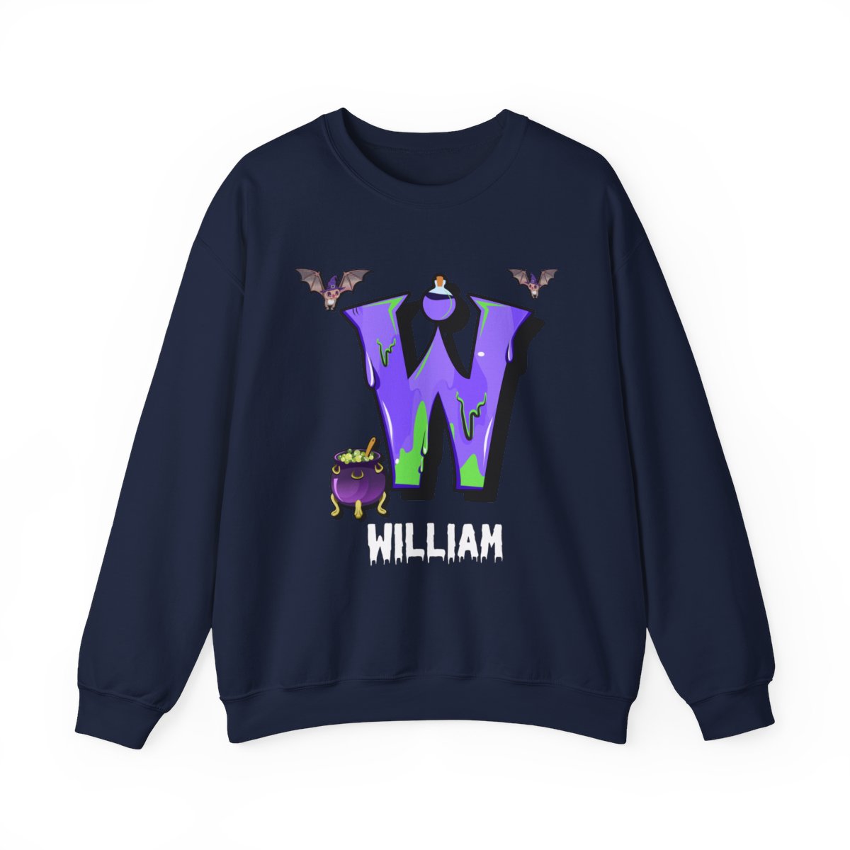 Spooky Custom Letter Halloween Sweatshirt - c514a25