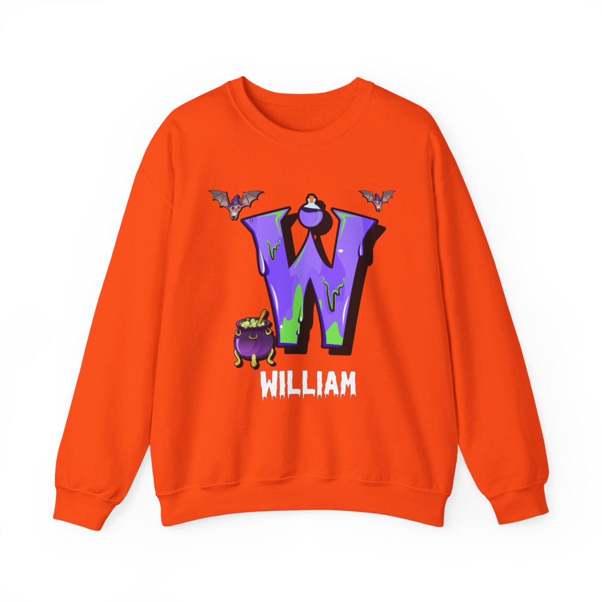 Spooky Custom Letter Halloween Sweatshirt - c514a25
