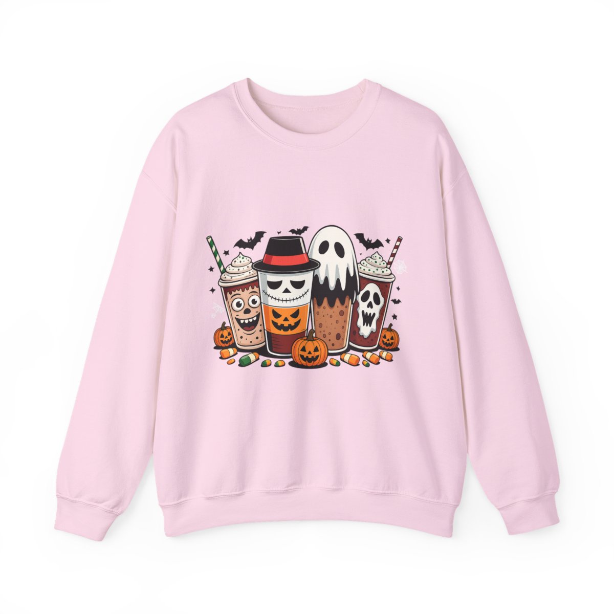 Spooky Coffee Squad Halloween Sweatshirt - c472a25