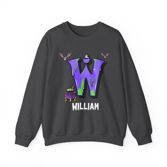 Spooky Custom Letter Halloween Sweatshirt - c514a25