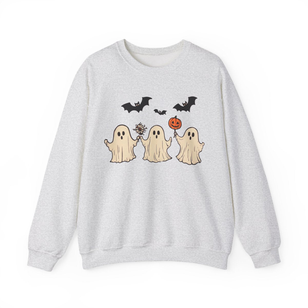 Hand-Holding Ghosts Sweatshirt - Sweet Spooky Season Vibes - c512a25