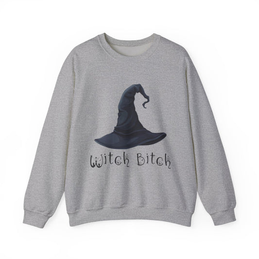 Witch Bitch Sweatshirt - Spooky & Sassy Halloween Vibes - c462a25