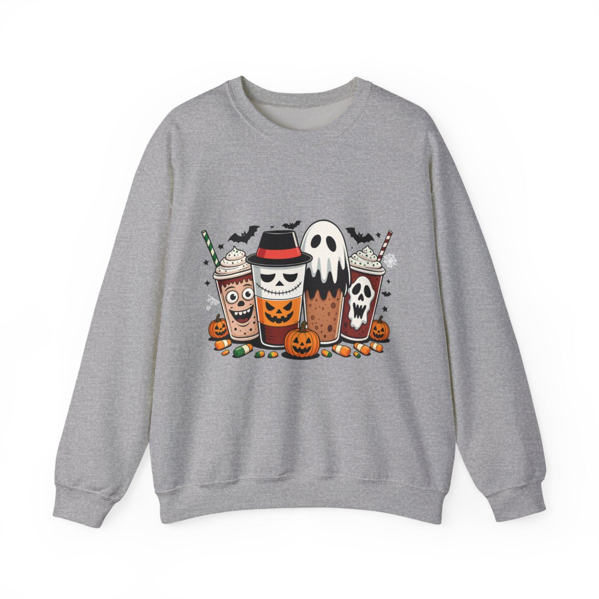 Spooky Coffee Squad Halloween Sweatshirt - c472a25