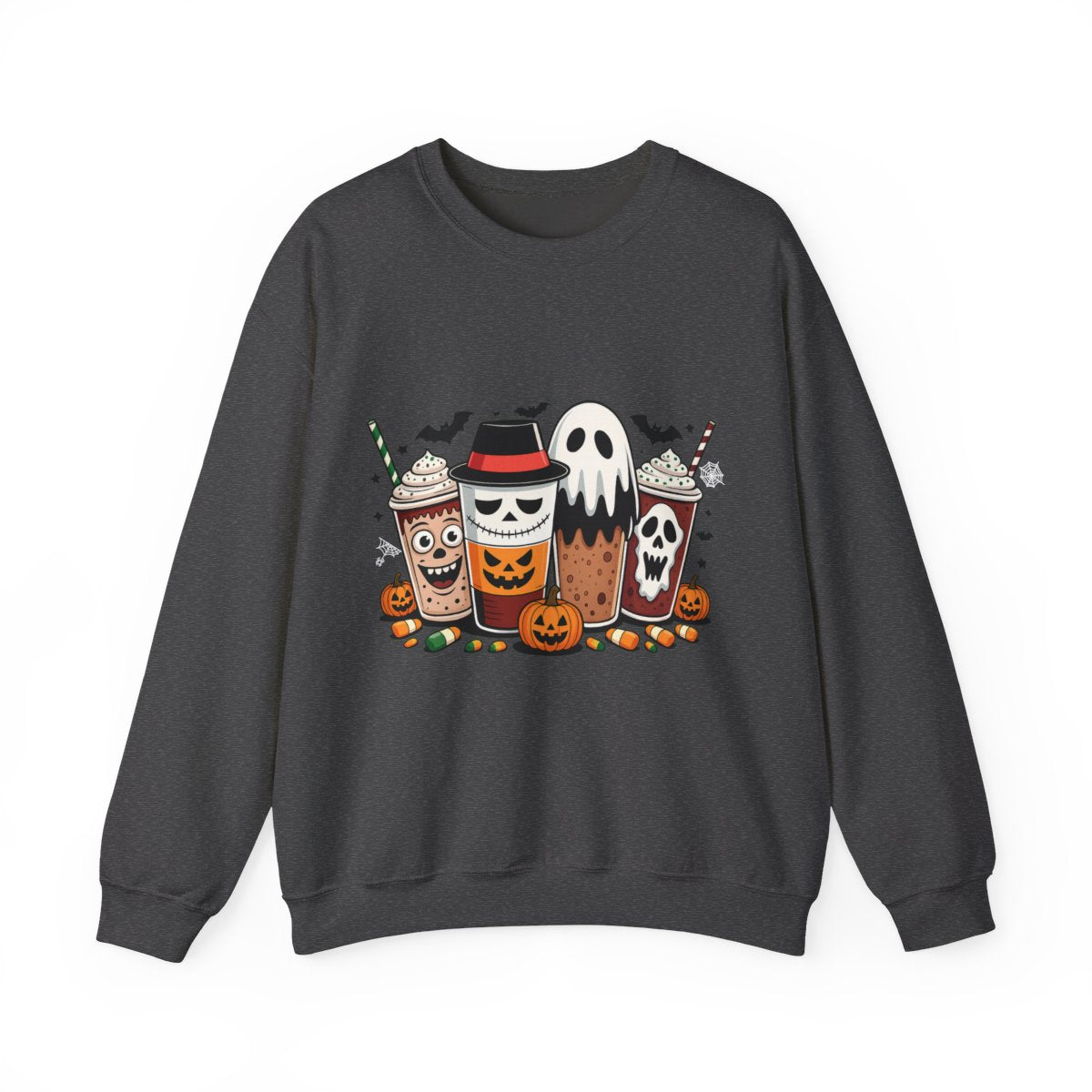 Spooky Coffee Squad Halloween Sweatshirt - c472a25