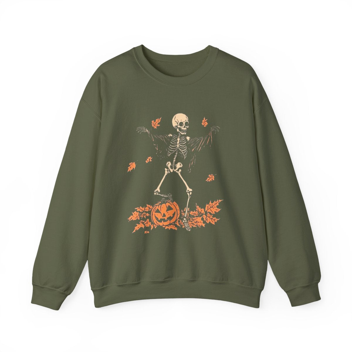 Skeleton Dance Halloween Sweatshirt - Fall Vibes Only - c463a25